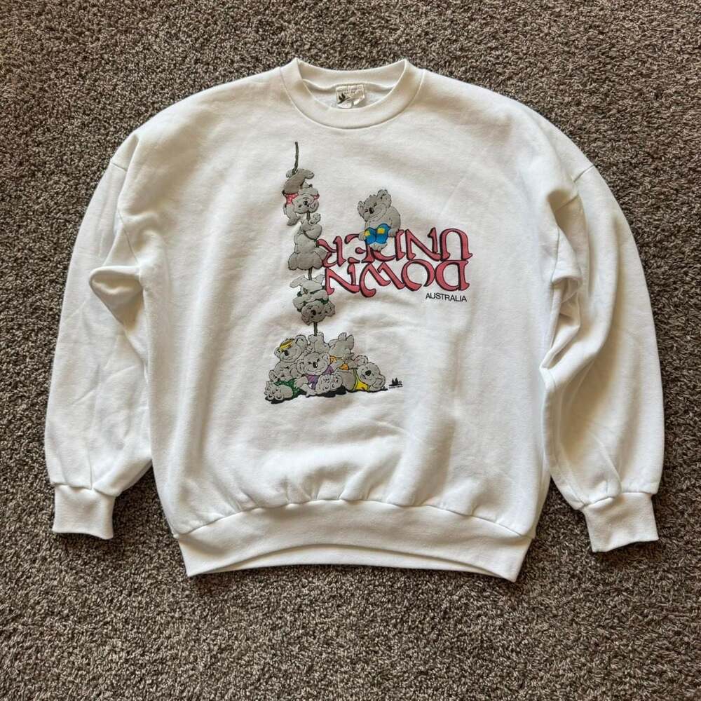 Gooses T-Shirts Vintage Koala Down Under Australia Crewneck Sweatshirt